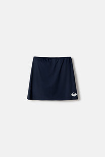 Gonna pantaloncino sportiva con shorts interni e tasca laterale