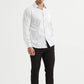 Camicia bianca comfort fit con dettagli tartan