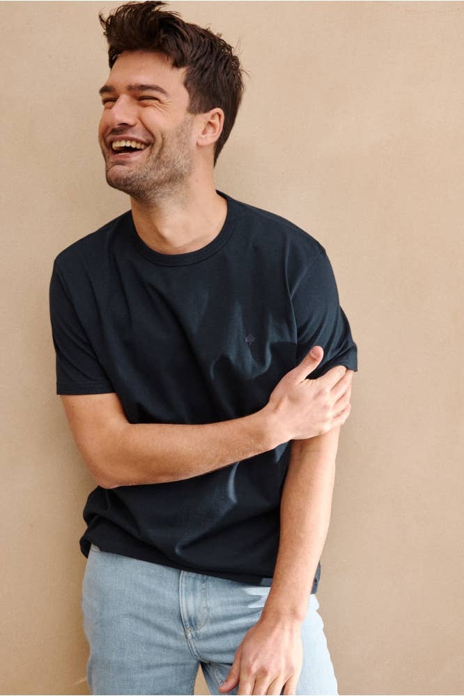 T-shirt Basil in cotone biologico blu notte