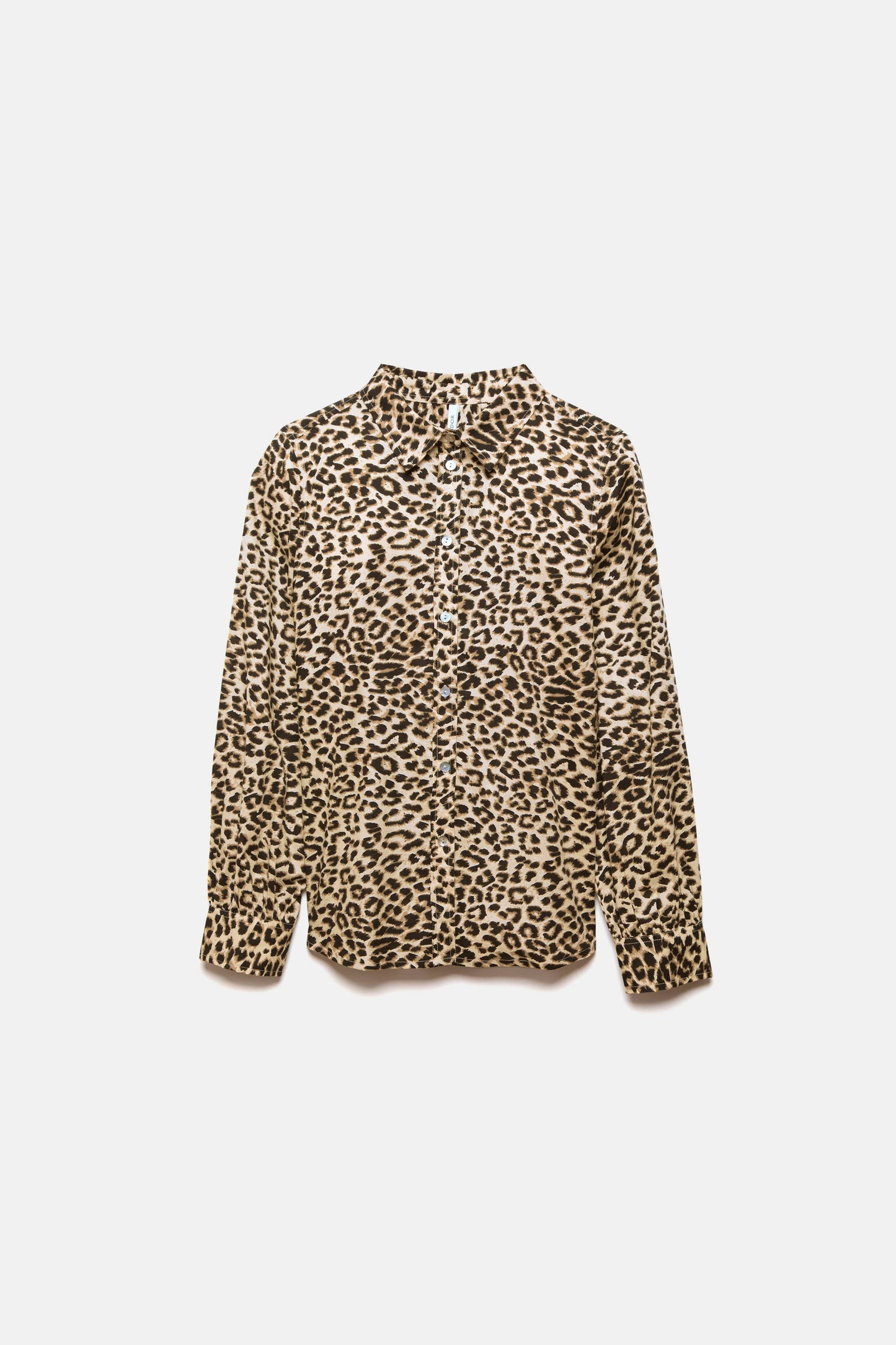 Camicia animalier in cotone
