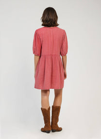Vestito corto Oleonia rosa