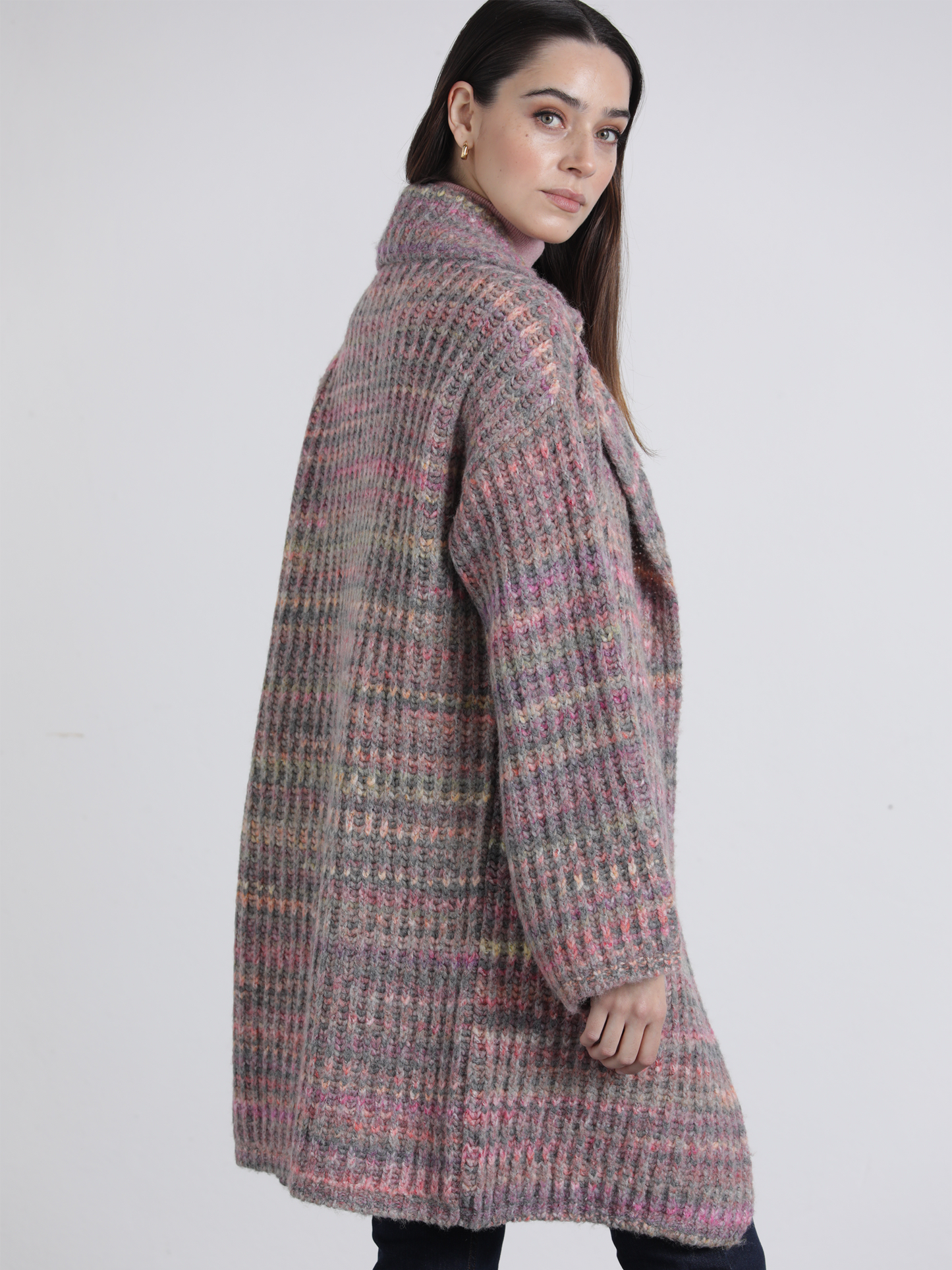 Cappotto in maglia multicolor GUIMANOS
