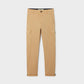 Pantaloni cargo taupe in cotone BCI
