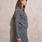 Giacca corta in tweed con bottoni