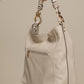 Borsa hobo in ecopelle con manico intrecciato
