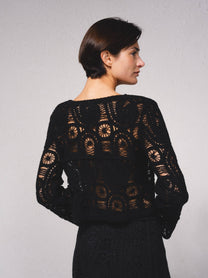 Giacca crochet in cotone