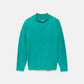 Maglione a maglia strutturata con collo alto