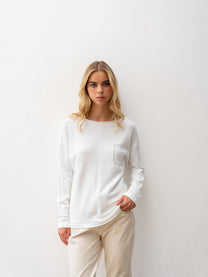 Maglione in maglia con paillettes