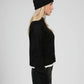 Maglione Nero Lazario a Collo Alto