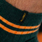 Calzini sportivi in cotone pettinato verde scuro