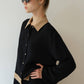 Completo camicia e gonna lunga in cotone strutturato