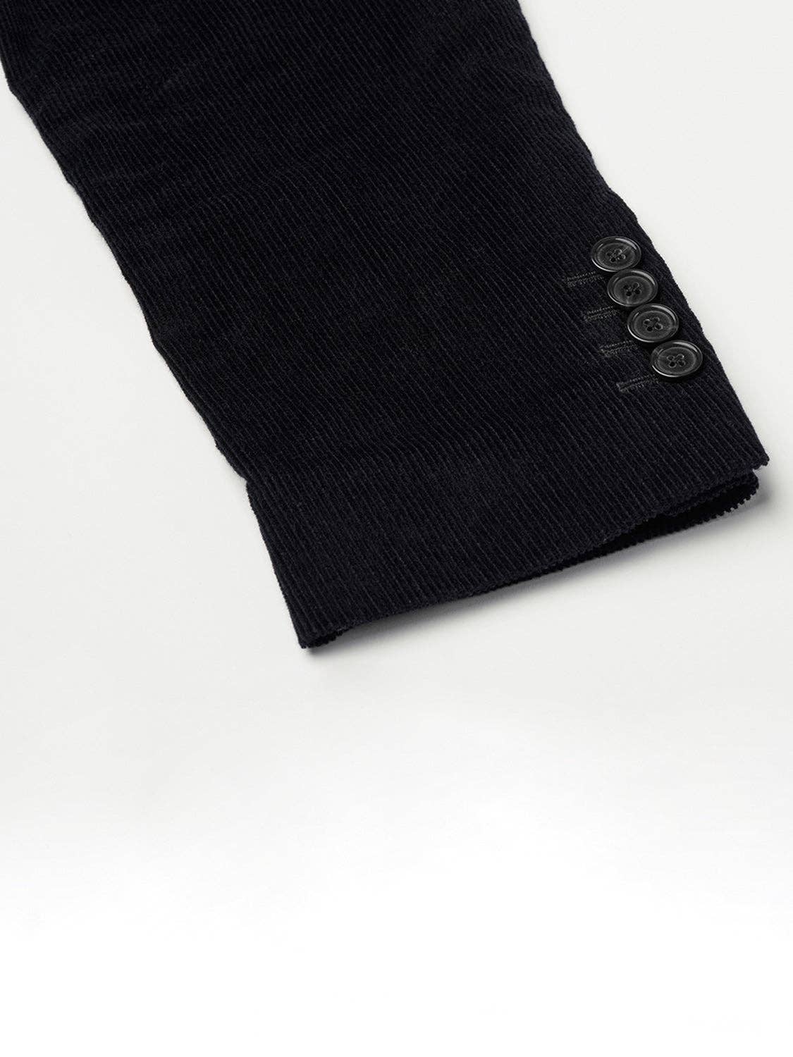 Giacca da completo in velluto a coste blu navy