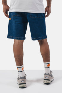Pantaloncini da arrampicata in denim riciclato Ozone Wash