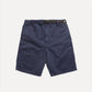 Pantaloncini da arrampicata in cotone ecologico blu navy