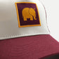 Cappellino trucker classico bordeaux
