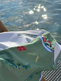 Costume intero Paros con stampa mediterranea