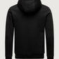 Felpa con cappuccio con zip Chimp nera