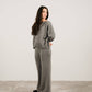 Maglione girocollo rilassato in misto cashmere