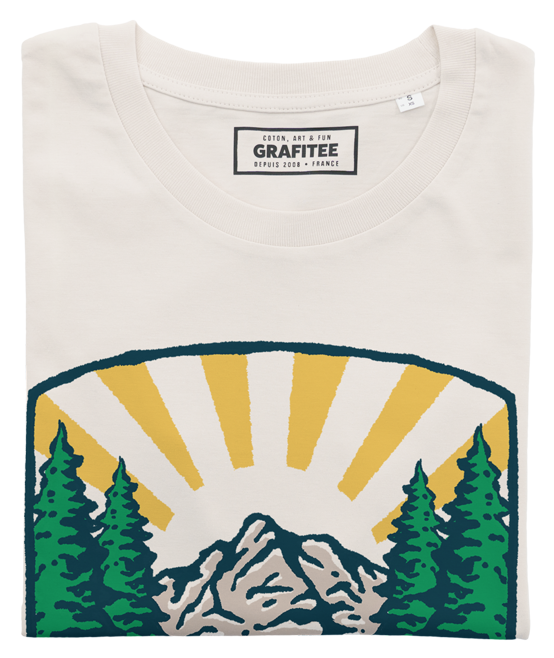 T-shirt unisex Explore Nature in cotone biologico con grafica campeggio