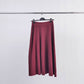 Gonna midi in maglia fluida svasata