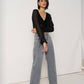 Jeans a Vita Alta Wide Leg Celestin