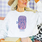 Felpa oversize con stampa sardine
