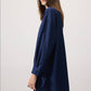 Camicia oversize comfort blu navy