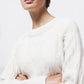 Maglione in maglia strutturata con maniche raglan