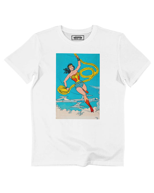 T-shirt Wonder Woman vintage a fumetti