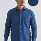Camicia a righe comfort blu navy