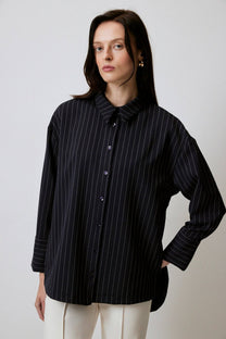 Camicia oversize a righe