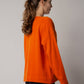 Maglione con scollo a barchetta in misto cashmere