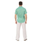 Camicia estiva a maniche corte in voile di cotone