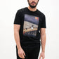 T-shirt grafica Totoro “Floating Rain” in cotone biologico