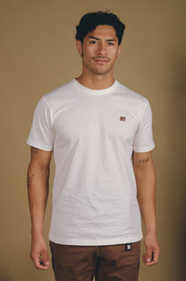 T-shirt essenziale in cotone biologico color naturale