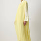 Abito lungo in chiffon plissé