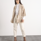 Giacca cardigan in maglia jacquard con tasche
