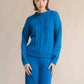 Maglione a trecce in misto cashmere
