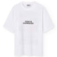 T-shirt oversize “Yoga is Overrated” in cotone biologico