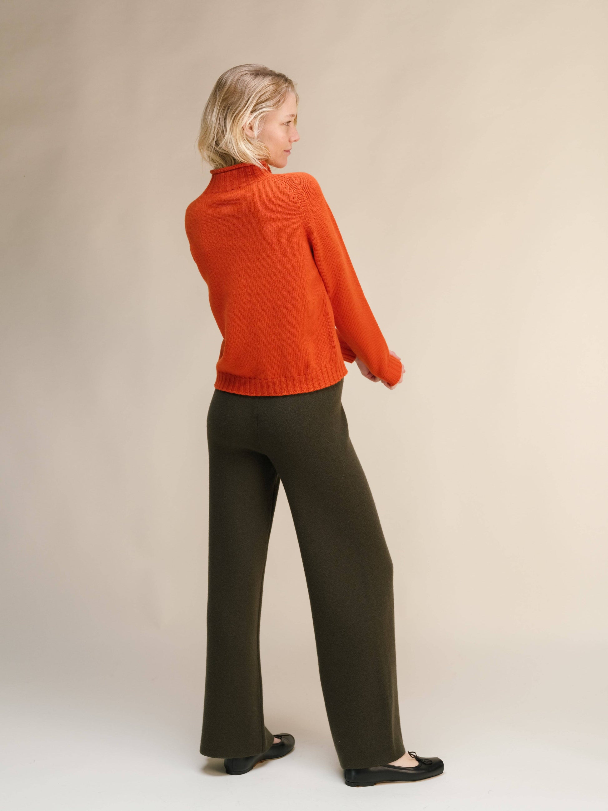 Maglione a trecce in misto cashmere “Ricciolo” 3D Knit
