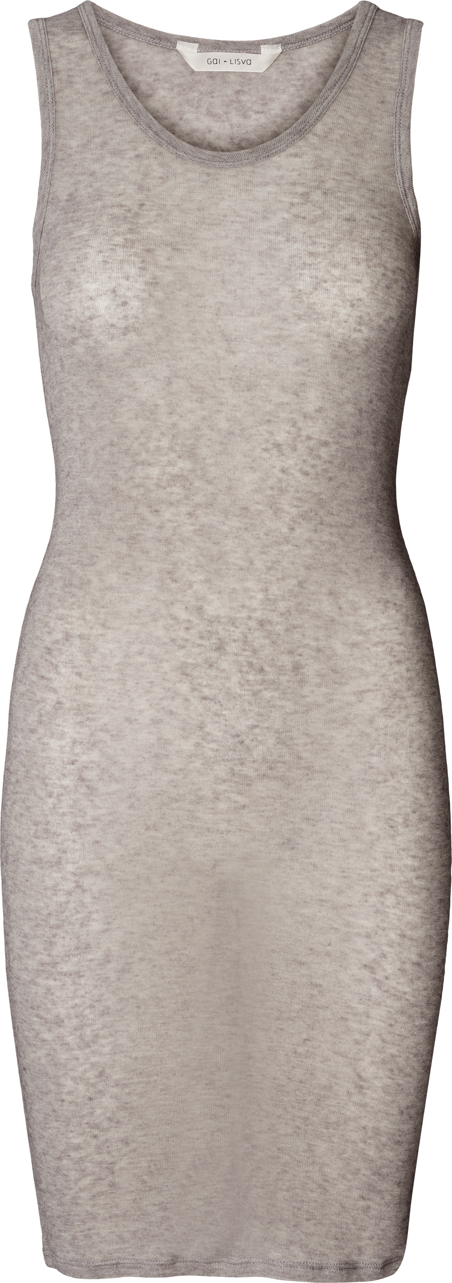 Vestito sottoveste Anis in lana grigio chiaro mélange