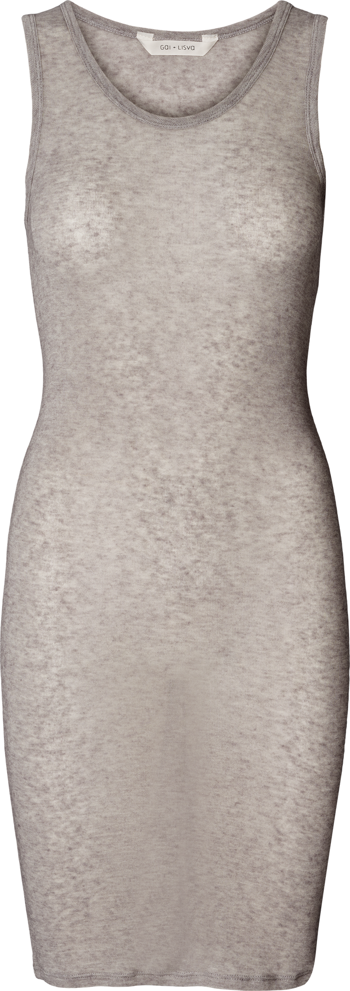 Vestito sottoveste Anis in lana grigio chiaro mélange