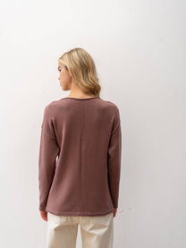 Maglione in maglia con paillettes