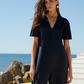 Tuta lunga in jersey a maglia liscia