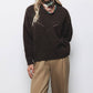 Maglione strutturato in maglia con girocollo