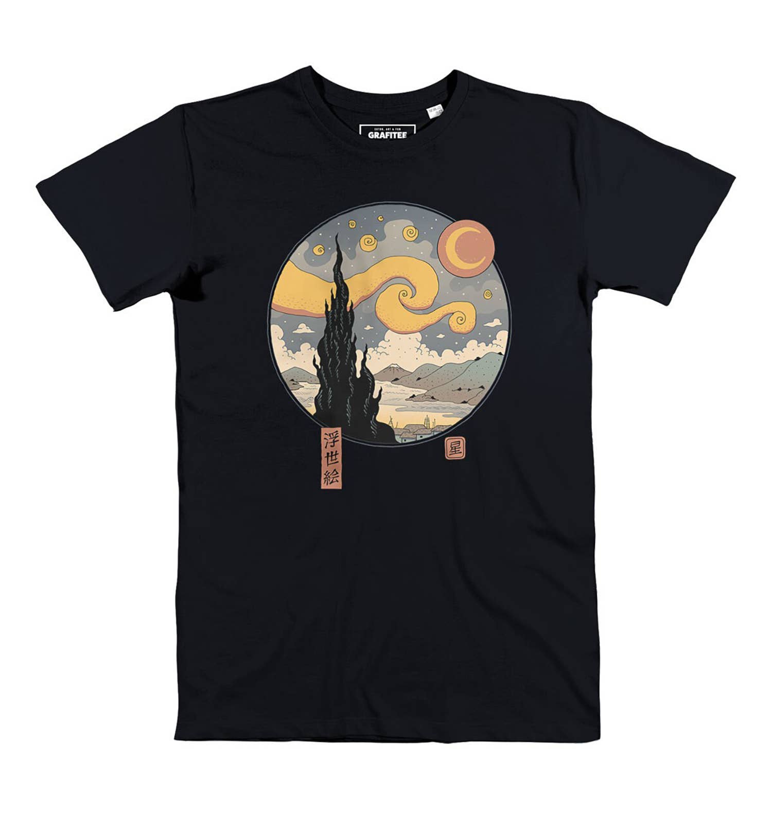 T-shirt La Notte Stellata in cotone biologico