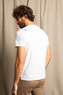 T-shirt in cotone biologico Beau Joueur bianco ottico