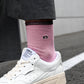 Calzini vintage in cotone pettinato rosa