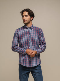 Camicia uomo in cotone 100% a quadri