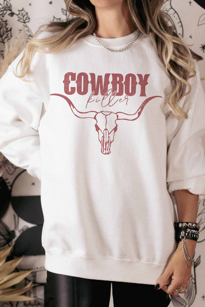 Felpa grafica Cowboy Killer